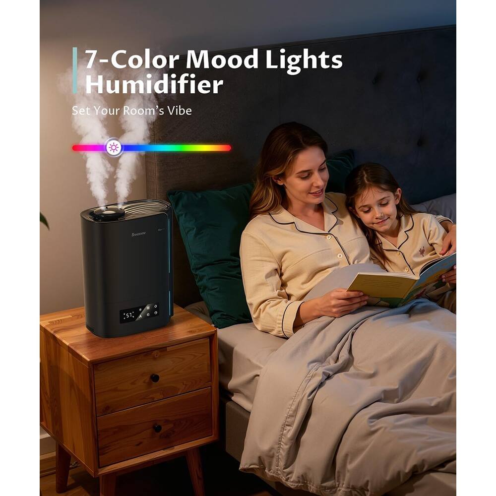 7-Color Mood Lights Humidifier  
Set Your Room's Vibe