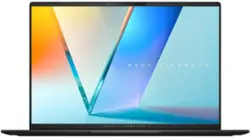 ASUS - Vivobook S16 - 16" OLED Laptop - Intel Core Ultra 9 285H with 32GB Memory - 1TB SSD - Neutral Black - Front_Zoom