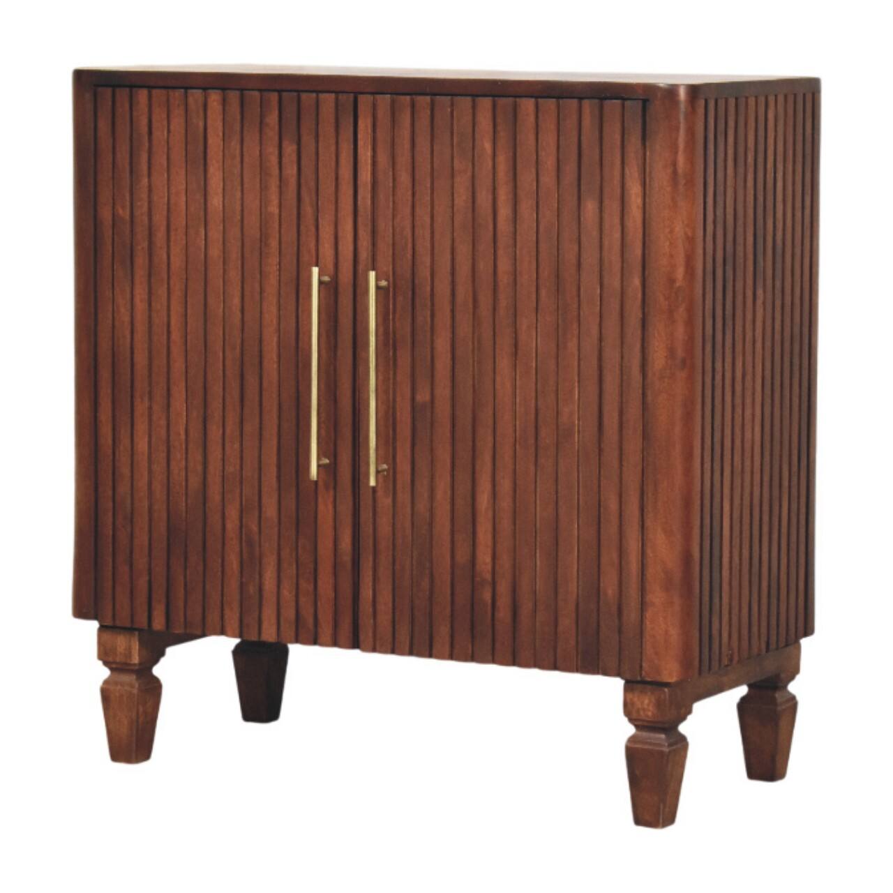 Left. Artisan Furniture - Artisan Furniture, Cavallo Cabinet,With Ample Storage - Brown.