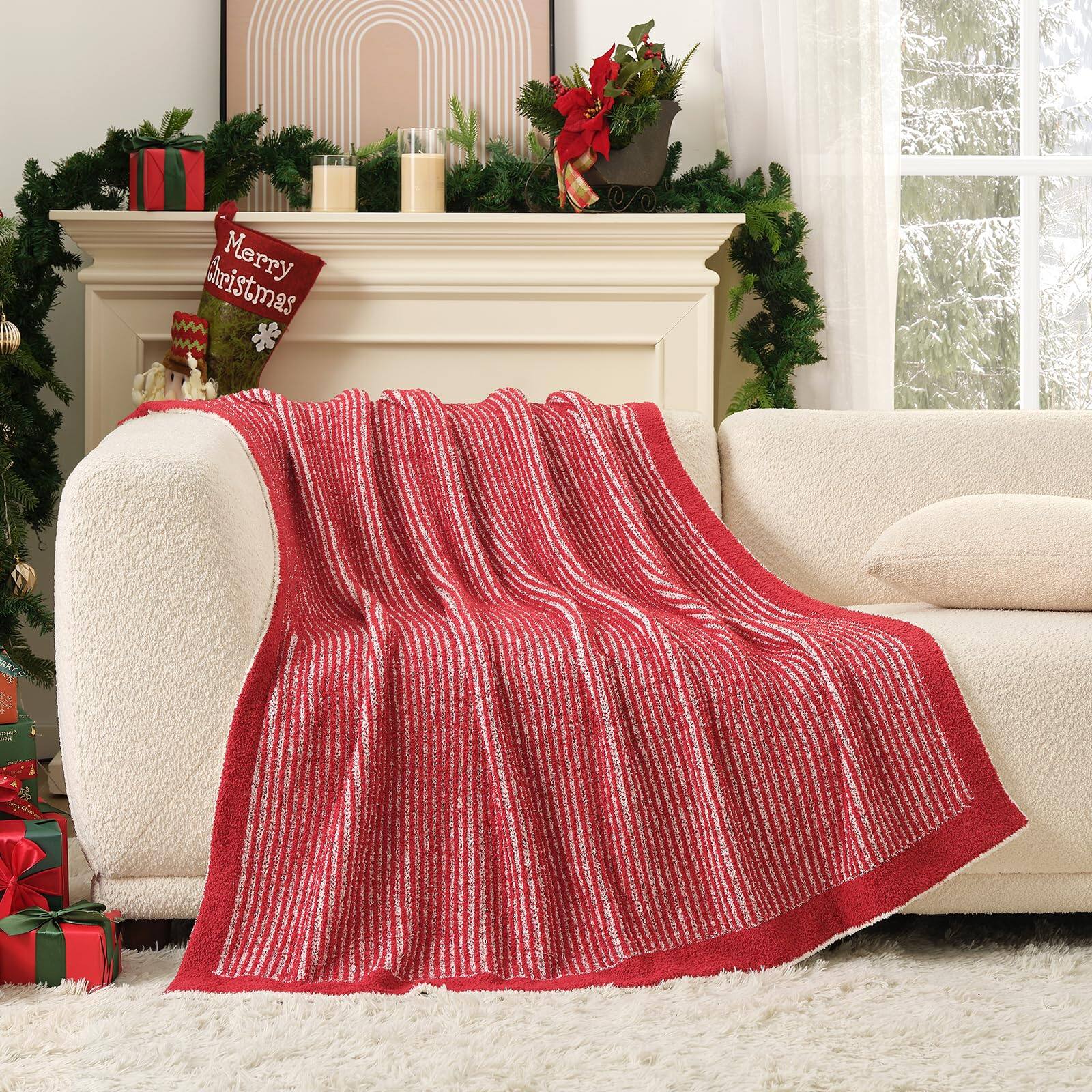 Refined Abode Design Buttery Soft Throw Blanket For Couch Winter Fluffy ...