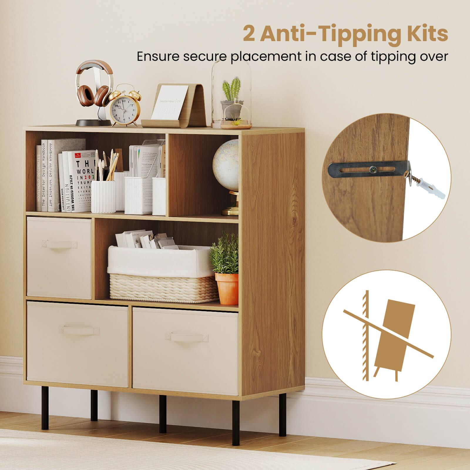 2 Anti-Tipping Kits  
Ensure secure placement in case of tipping over