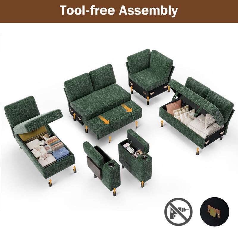 Tool-free Assembly