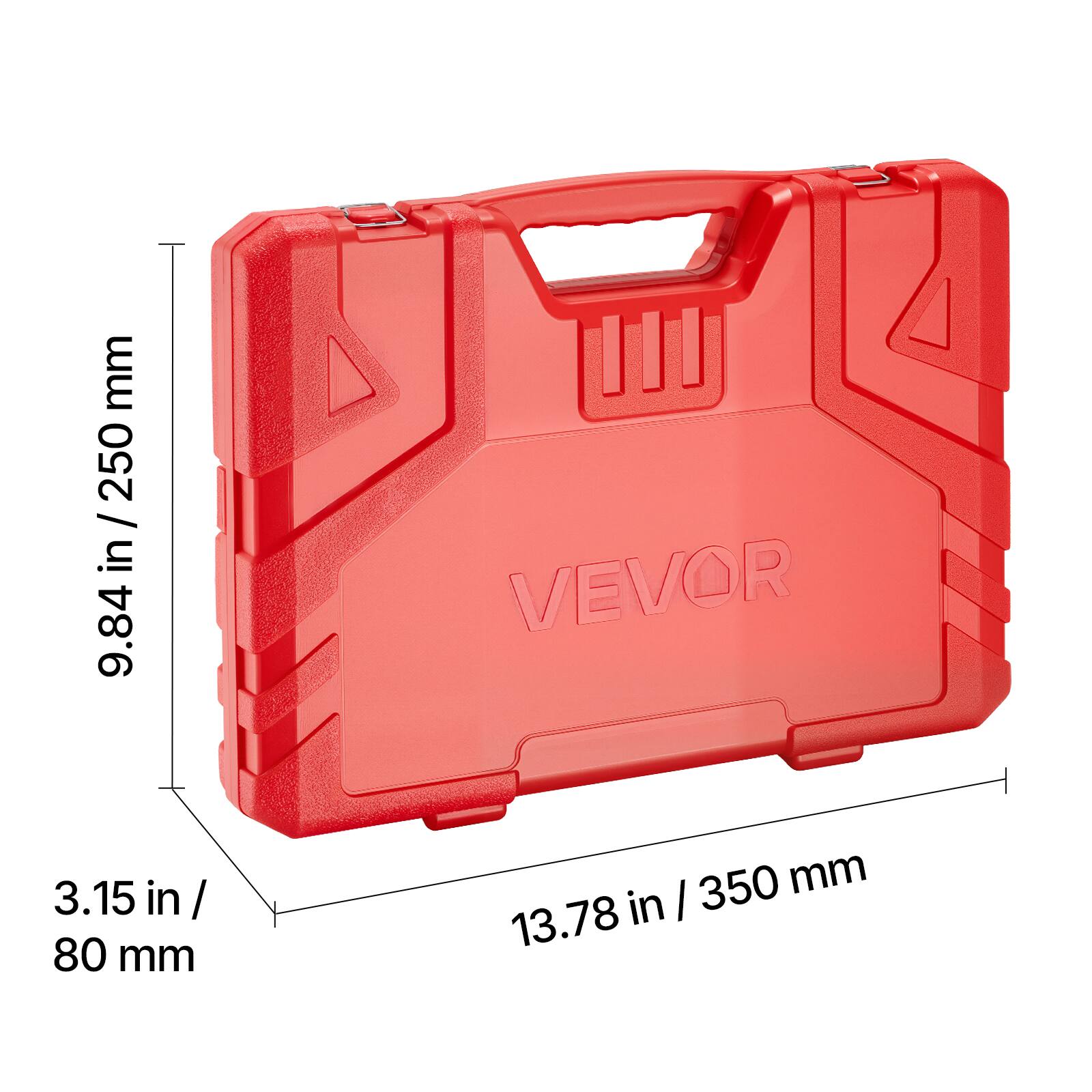 mm 250 / in / in 9.84 VEVOR 3.15 in / 80 mm 350 mm 13.78 in