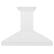 Front. ZLINE - ZLINE 48 in. Wooden Wall Mount Range Hood (KPWW-48) - Shiplap Bright White Finish.