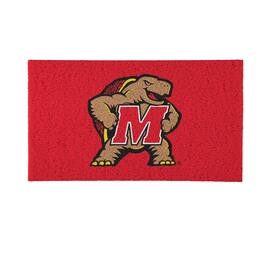 Evergreen Enterprises - Maryland Terrapins 16" x 28" Full Color Indoor/Outdoor Logo Turf Mat - Multicolor