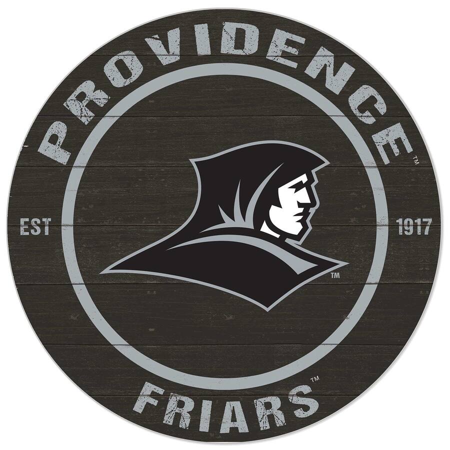 Friars Sign Jardine Providence Friars 20'' x 20'' Indoor/Outdoor Circle Sign Black ...