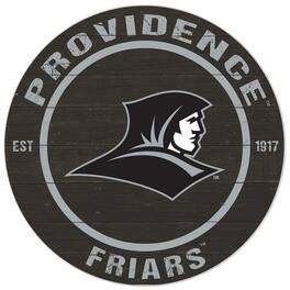Jardine - Providence Friars 20'' x 20'' Indoor/Outdoor Circle Sign - Black