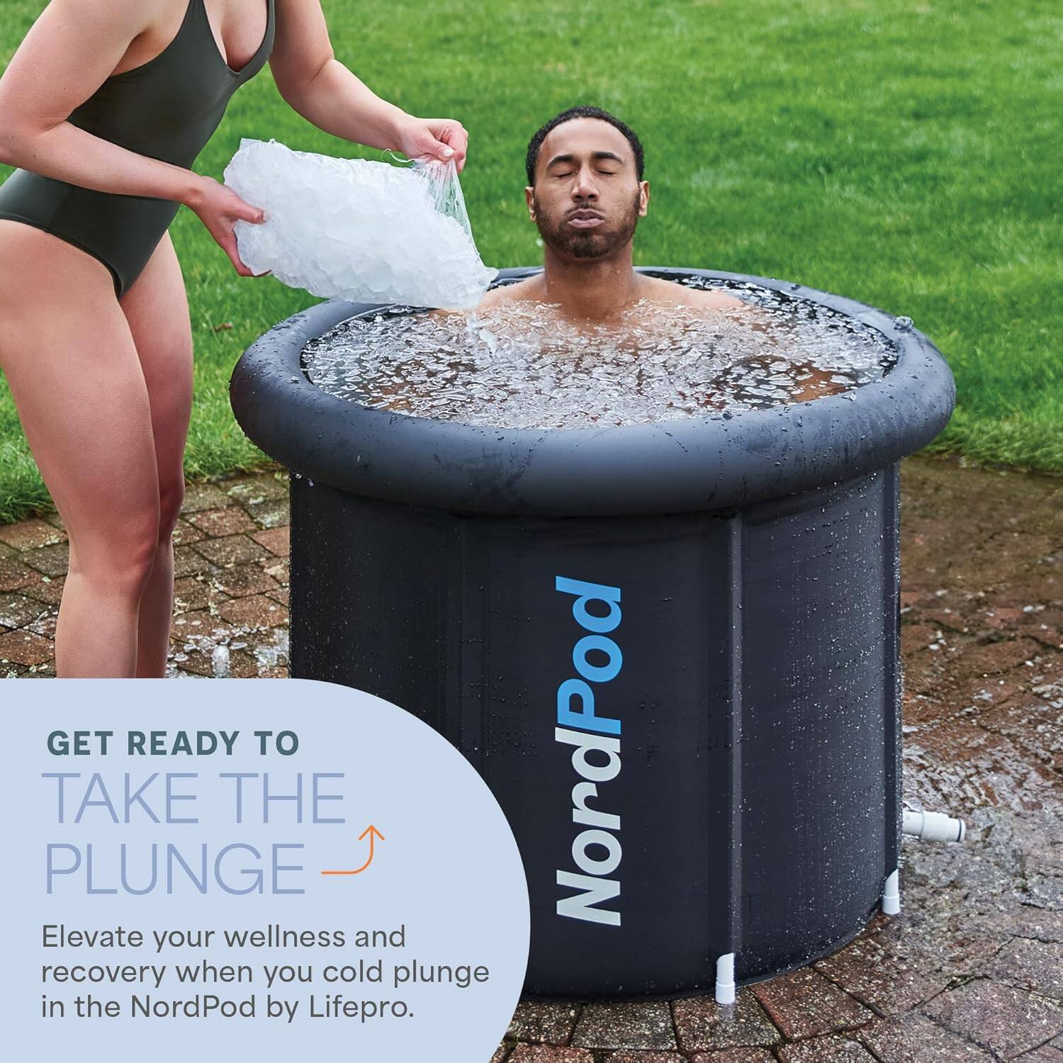 GET READY TO TAKE THE PLUNGE  
Elevate your wellness and recovery when you cold plunge in the NordPod by Lifepro.