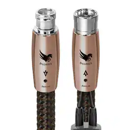 AudioQuest - Pegasus XLR > XLR 16.4' Analog Audio Interconnect Cable - Brown on Black