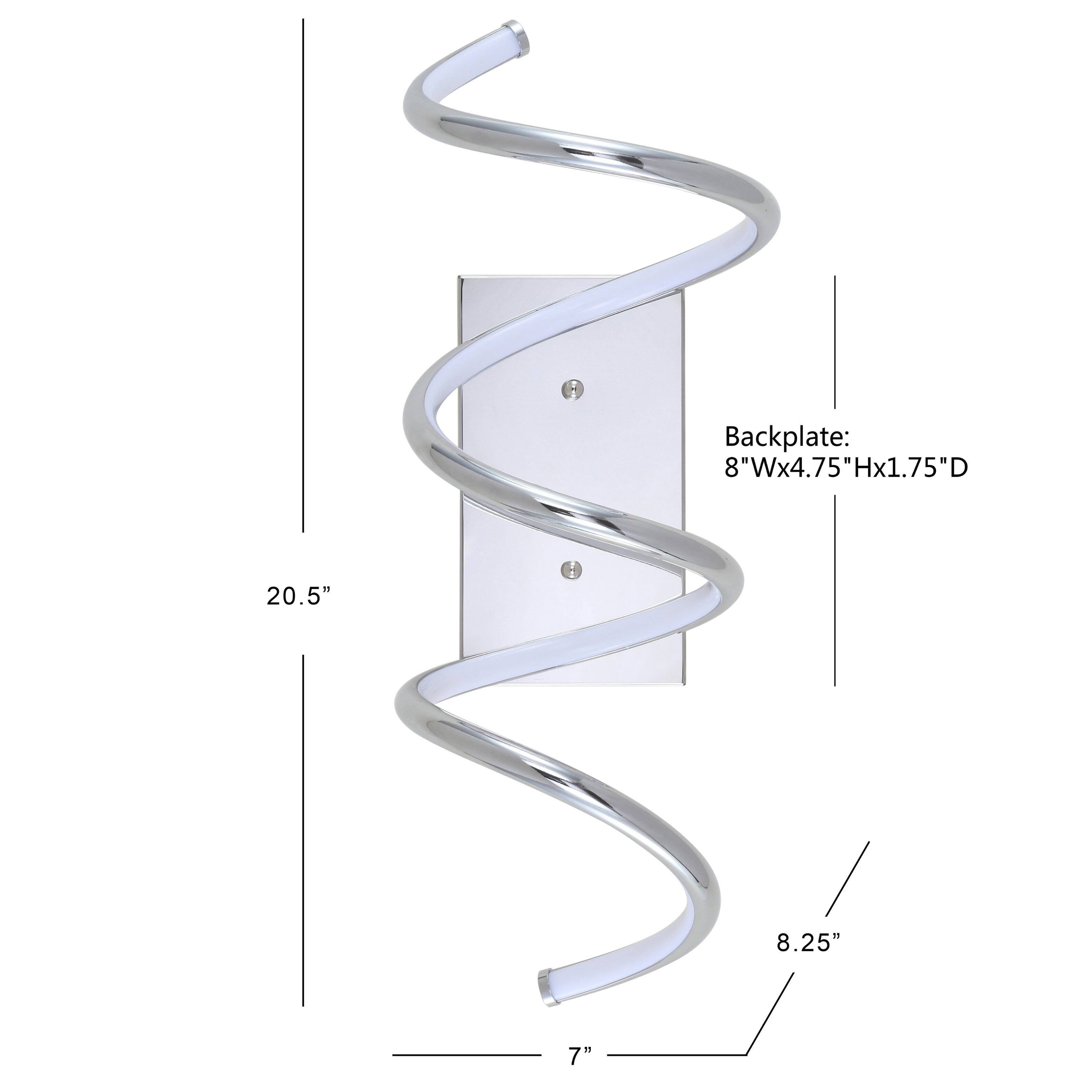 Backplate: 8"Wx4.75"Hx1.75"D  
20.5"  
8.25"  
7"