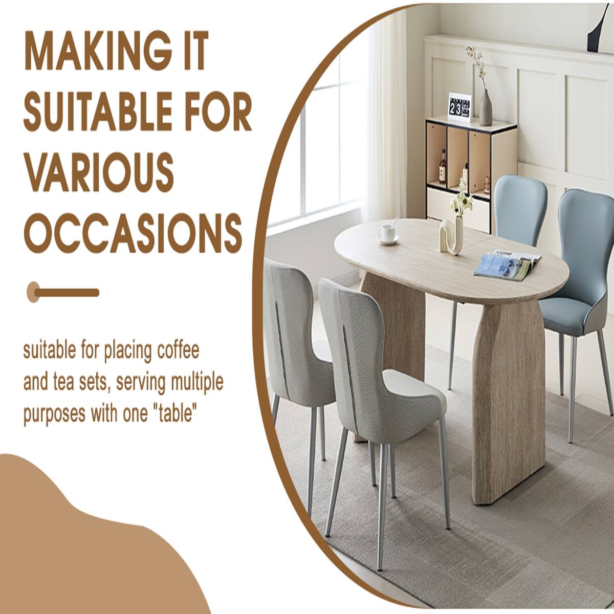 MAKING IT SUITABLE FOR VARIOUS OCCASIONS

suitable for placing coffee and tea sets, serving multiple purposes with one "table"