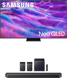 QN100QN80FFXZA 100" Neo QLED UHD 4K TV with Samsung HW-Q990F Soundbar 11.1.4 Ch with Rear Speakers (2025)