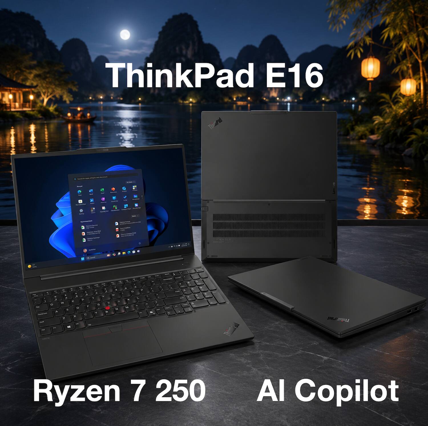 ThinkPad E16  
Ryzen 7 250  
AI Copilot
