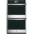 GE Profile - 27" Smart Built-In True European Convection Double Wall Oven with No Preheat Air Fry and Precision Cooking Modes - Stainless Steel