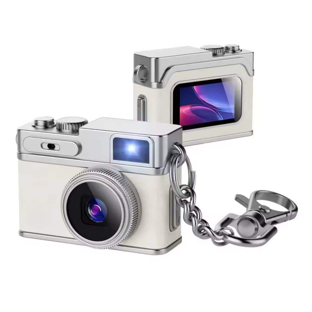 Aries - Necklace Pendant Retro Digital Camera - White price history on PriceWatchPro