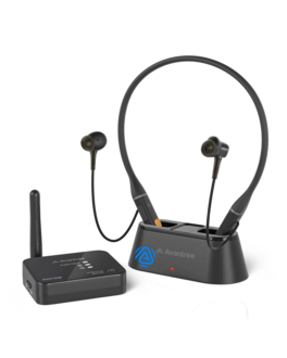 Avantree - Aura Loop – Next-Gen Wireless TV Earbuds with Auracast & Charging Dock, 3 EQ Modes with Voice Clear for Seniors