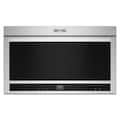 Maytag - 1.1 Cu. Ft. Flush Mount Over-the-Range Microwave with Sensor Cooking and Toaster Oven - Stainless Steel