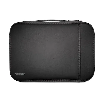 Front. Kensington - Simply Portable Universal Sleeve SKU K62609WW Black Neoprene, Soft Interior Lining, Slim Lightweight up to 11” - Black.