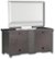 Back Standard. Whalen Furniture - TV Stand for Tube TVs Up to 36" or DLP, LCD or Plasma TVs Up to 50".