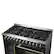 Alt View 6. Forno Appliances - 48 in. Wide 8 Burner Galiano 6.58 Cu. Ft. Freestanding Dual Fuel True Convection Range - Black.