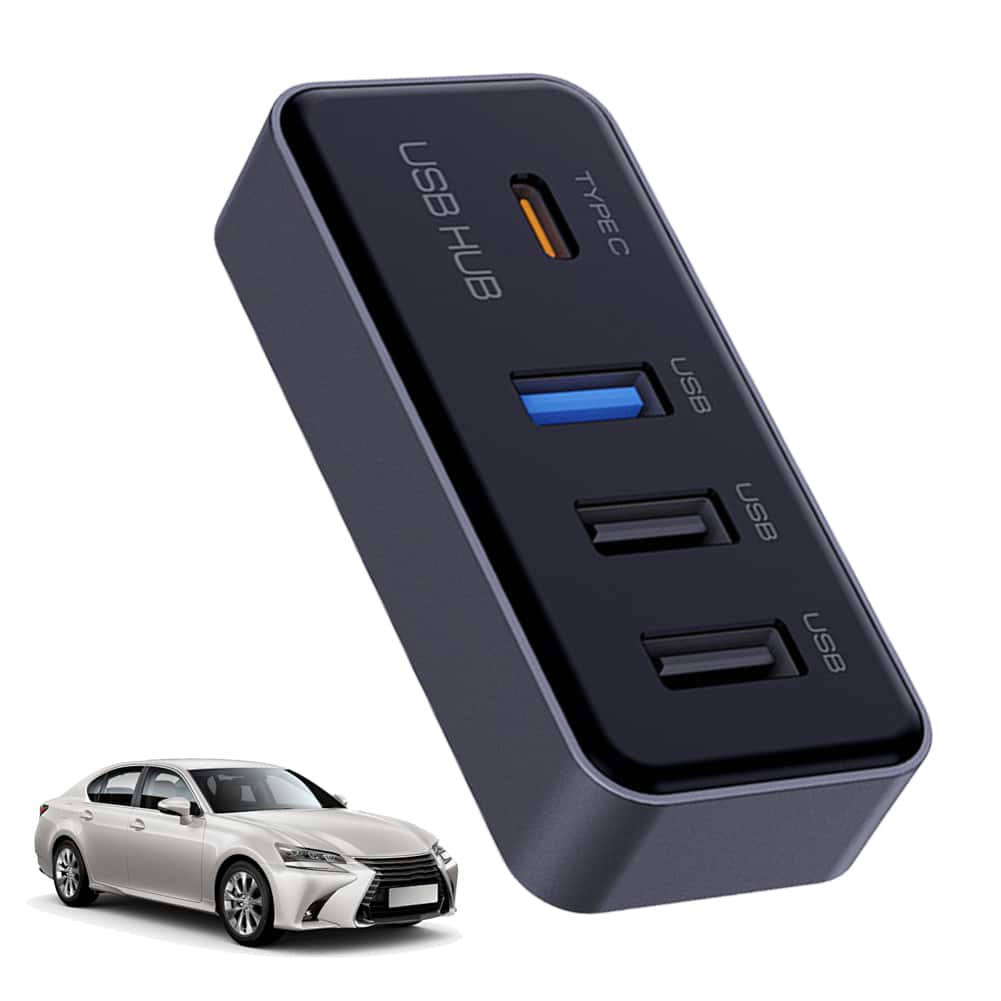 Cluzine - Glove Box USB Hub Expansion Dock Adapter for Tesla Model 3/Y Accessories