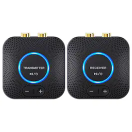 Dazzling Pops - ghz Wireless Audio Transmitter Receiver Set For Tv Long Range s Low Latency With Aux Rca In out Adapter Pc - Default