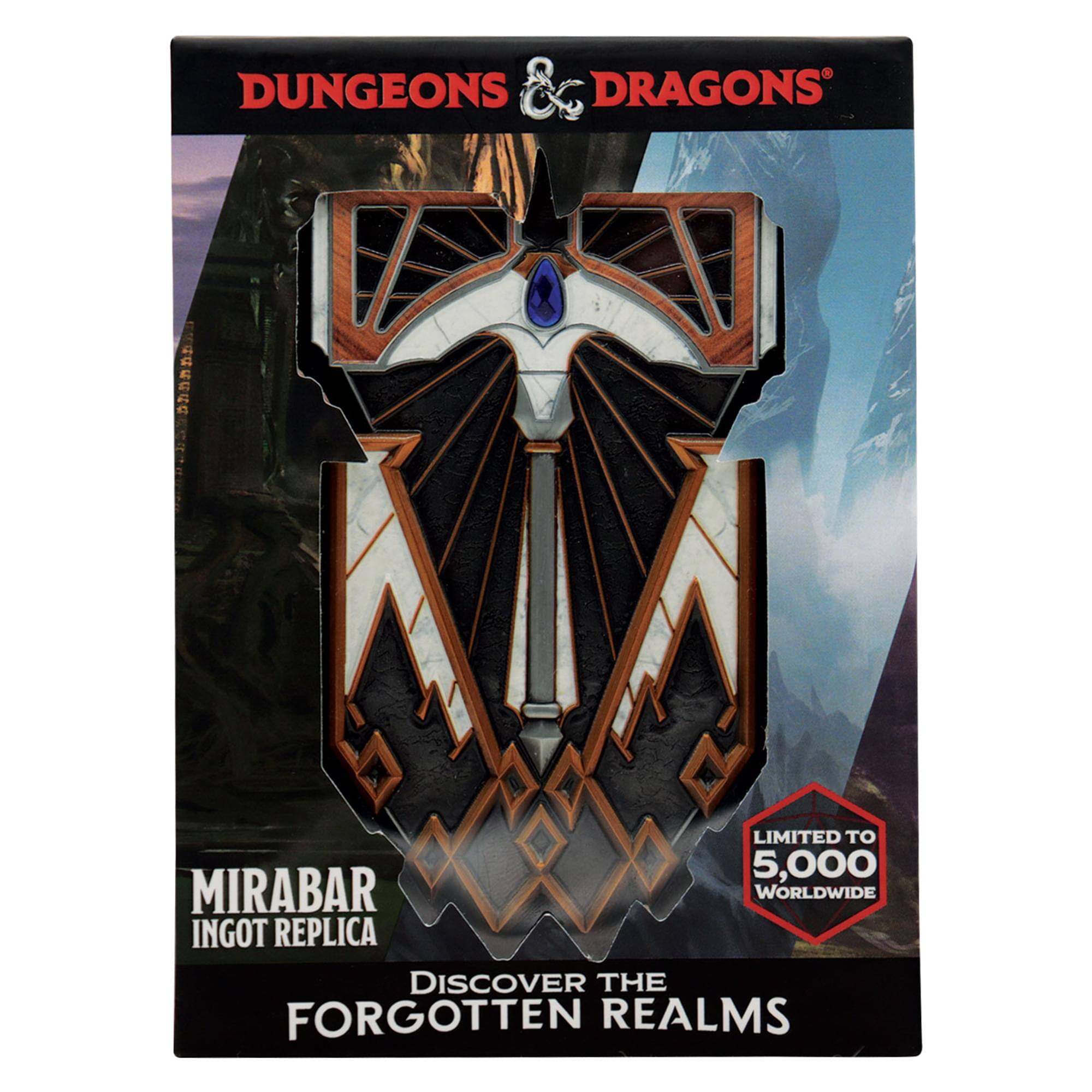 Dungeons & Dragons  
Mirabar Ingot Replica  
Limited to 5,000 Worldwide  
Discover the Forgotten Realms