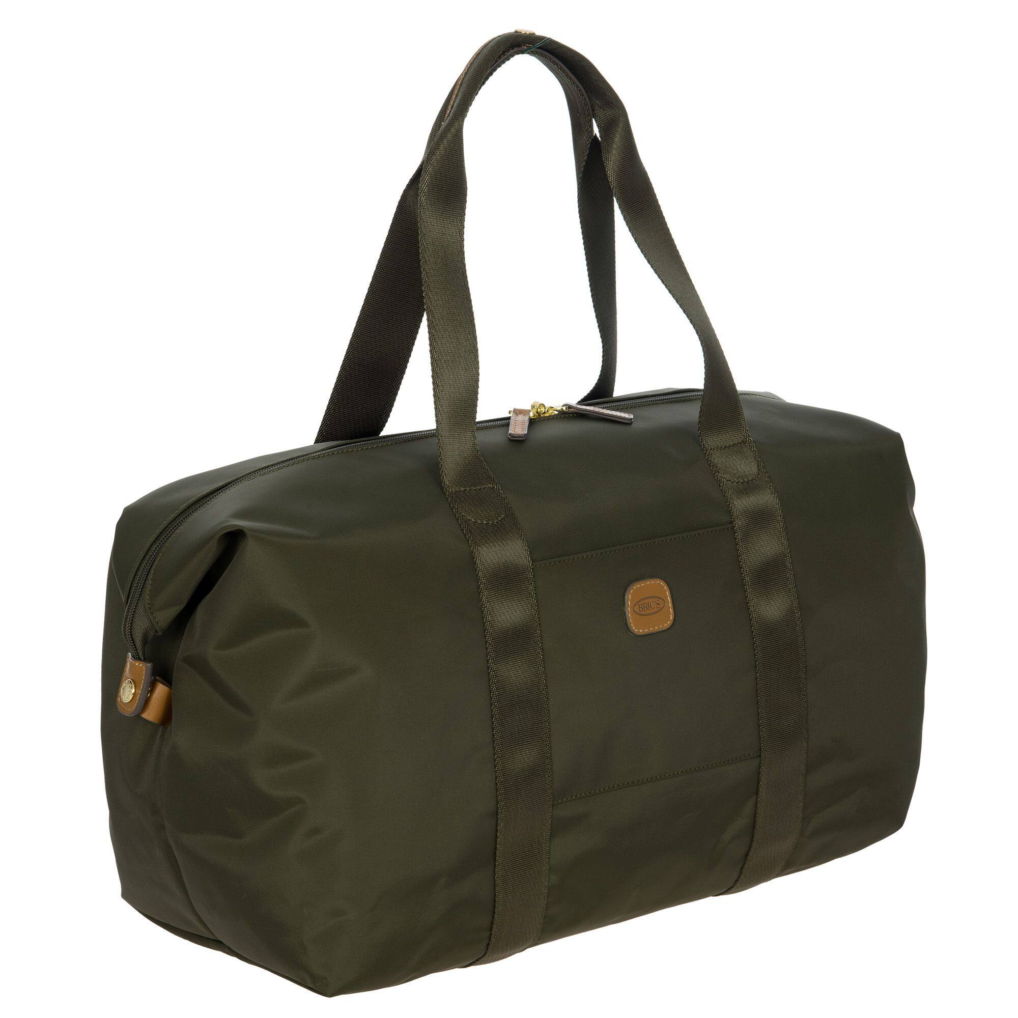 Angle. Bric's - X-travel 18'' Folding Duffle - Olive.