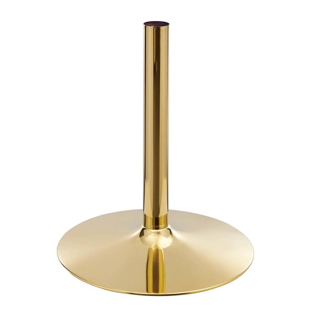 Alt View 2. Modway - Verne 40" Artificial Marble Dining Table - Gold.