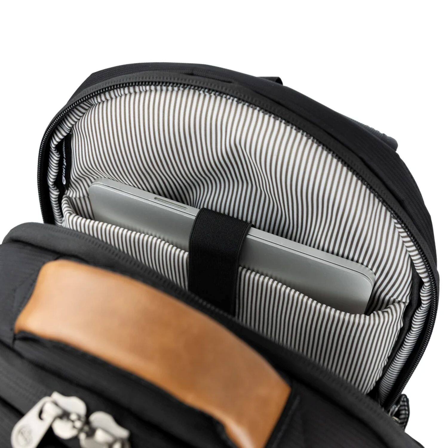 Alt View 3. PKG - Durham Metro Backpack - Black.