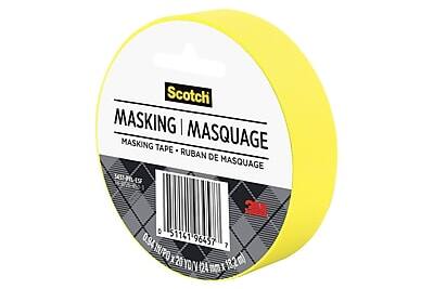 Scotch - Scotch® Expressions Masking Tape, .94" x 20 yds., (3437-PYL) - Yellow