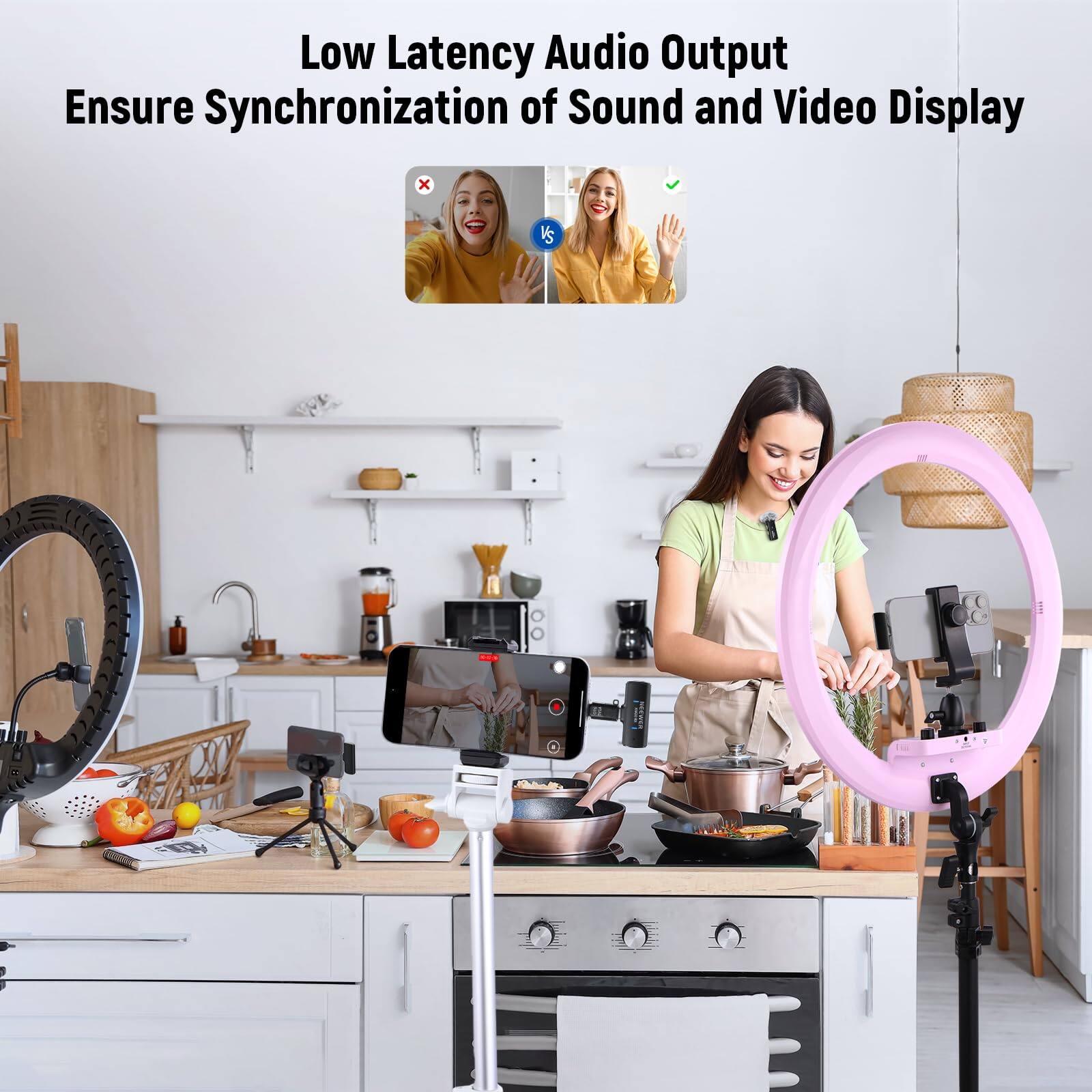 Low Latency Audio Output  
Ensure Synchronization of Sound and Video Display