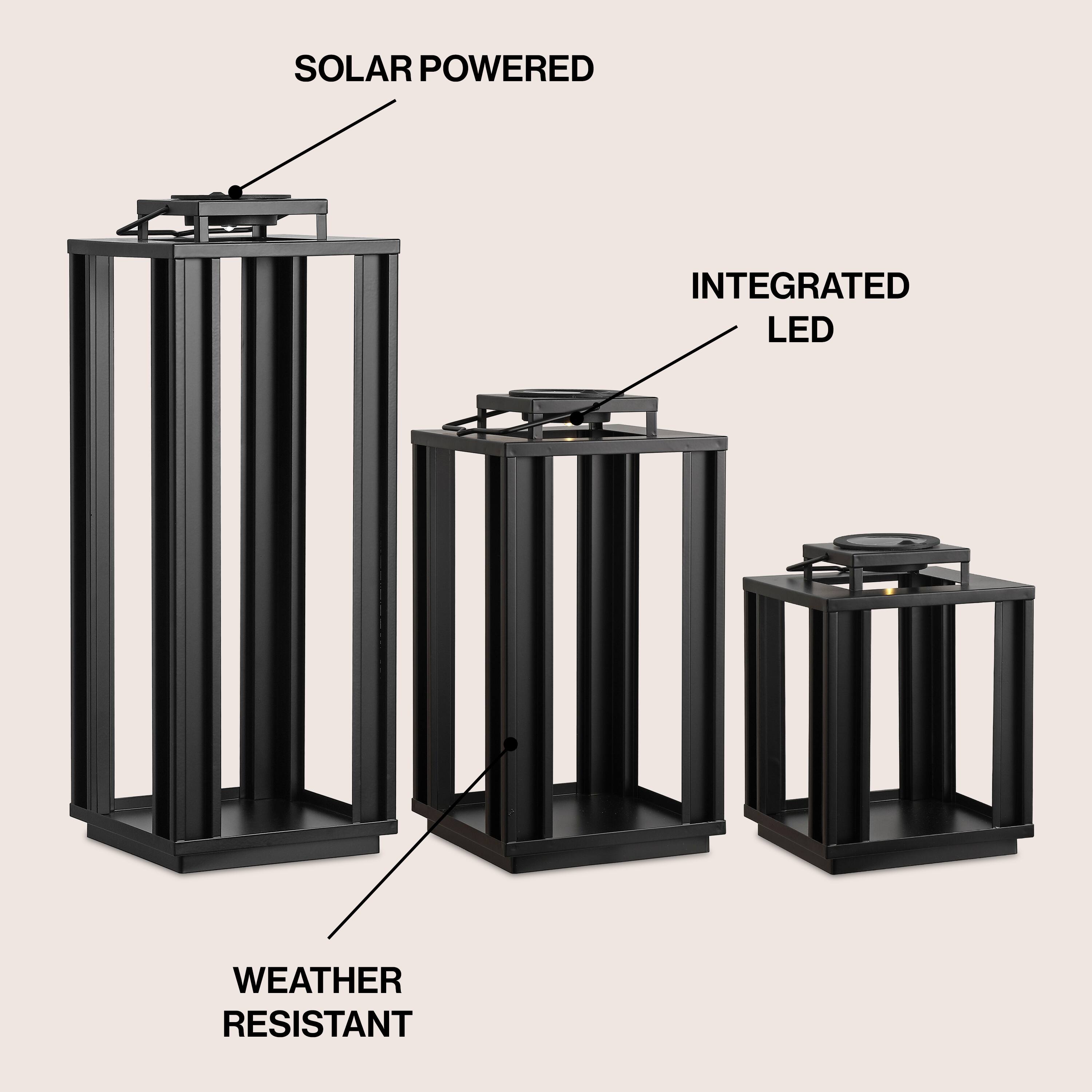 SOLAR POWERED  
INTEGRATED LED  
WEATHER RESISTANT