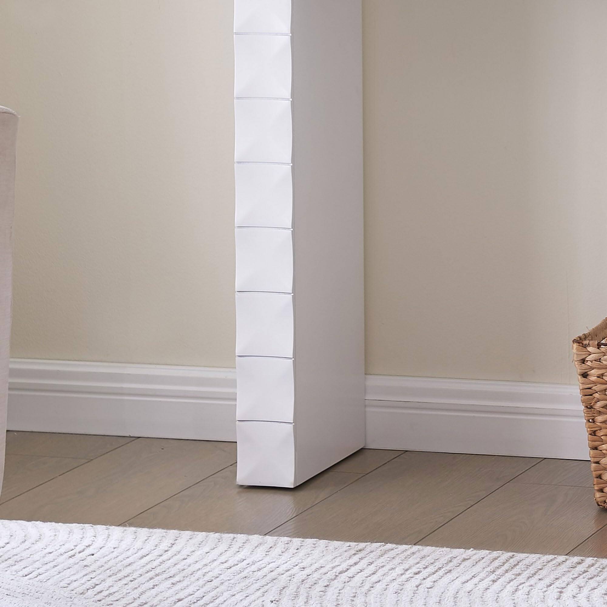 Alt View 3. Kings Brand Furniture - Kings Brand Furniture Turlock Wooden Console Table, Minimalist Sofa Table, Side Table, Entryway Table and Display Table - White.