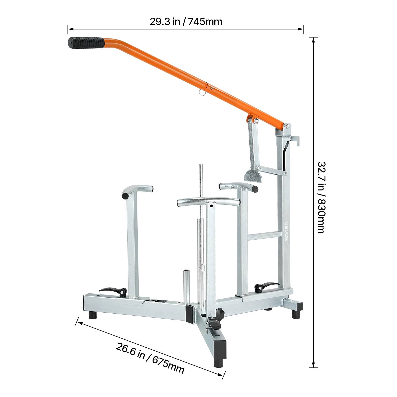 29.3 in / 745mm  
32.7 in / 830mm  
26.6 in / 675mm