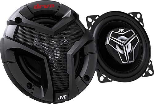  JVC - DRVN 4&quot; Coaxial Speakers with Carbon Mica Cones (Pair)