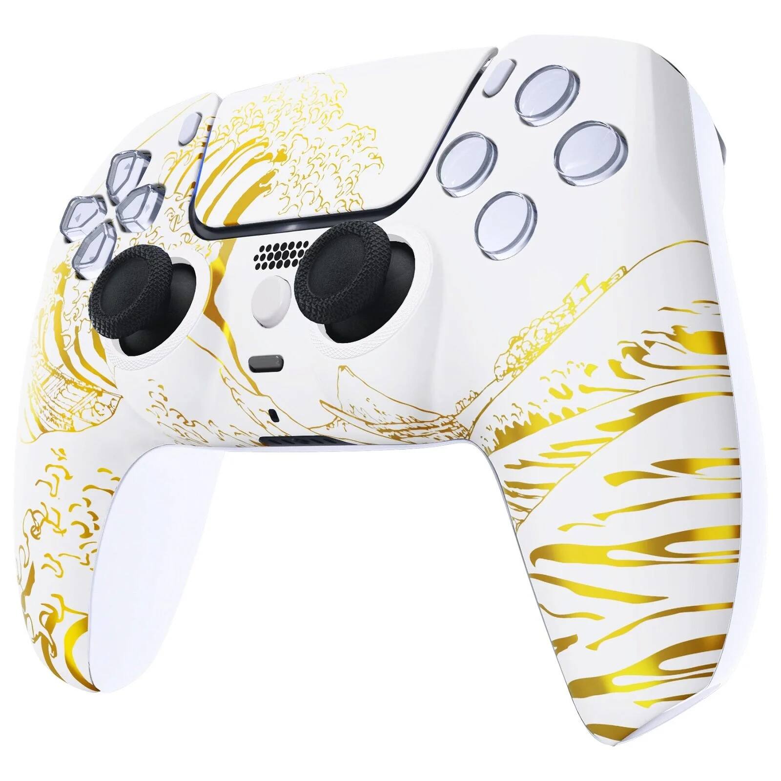 Left. ProControllers - Custom Wireless Controller for PS5 - Gold Wave.