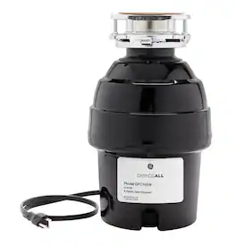 GE - DISPOSALL 3/4 HP Disposer - Black