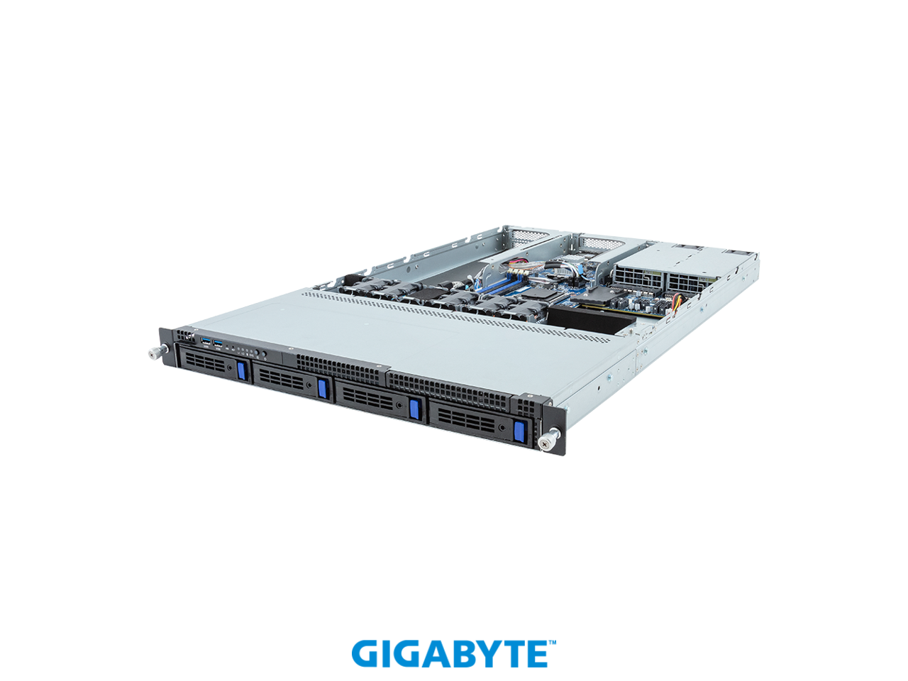 GIGABYTE - |R133-C13-AAB1 Rack Server - AMD EPYC™ 4005/4004 & Ryzen™ 9000/7000 - 1U UP 1 x PCIe Gen5 GPU Platinum