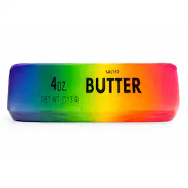 Puka Creations - Rainbow Butter Squishy 5-Inch Stress Reliever - Yellow