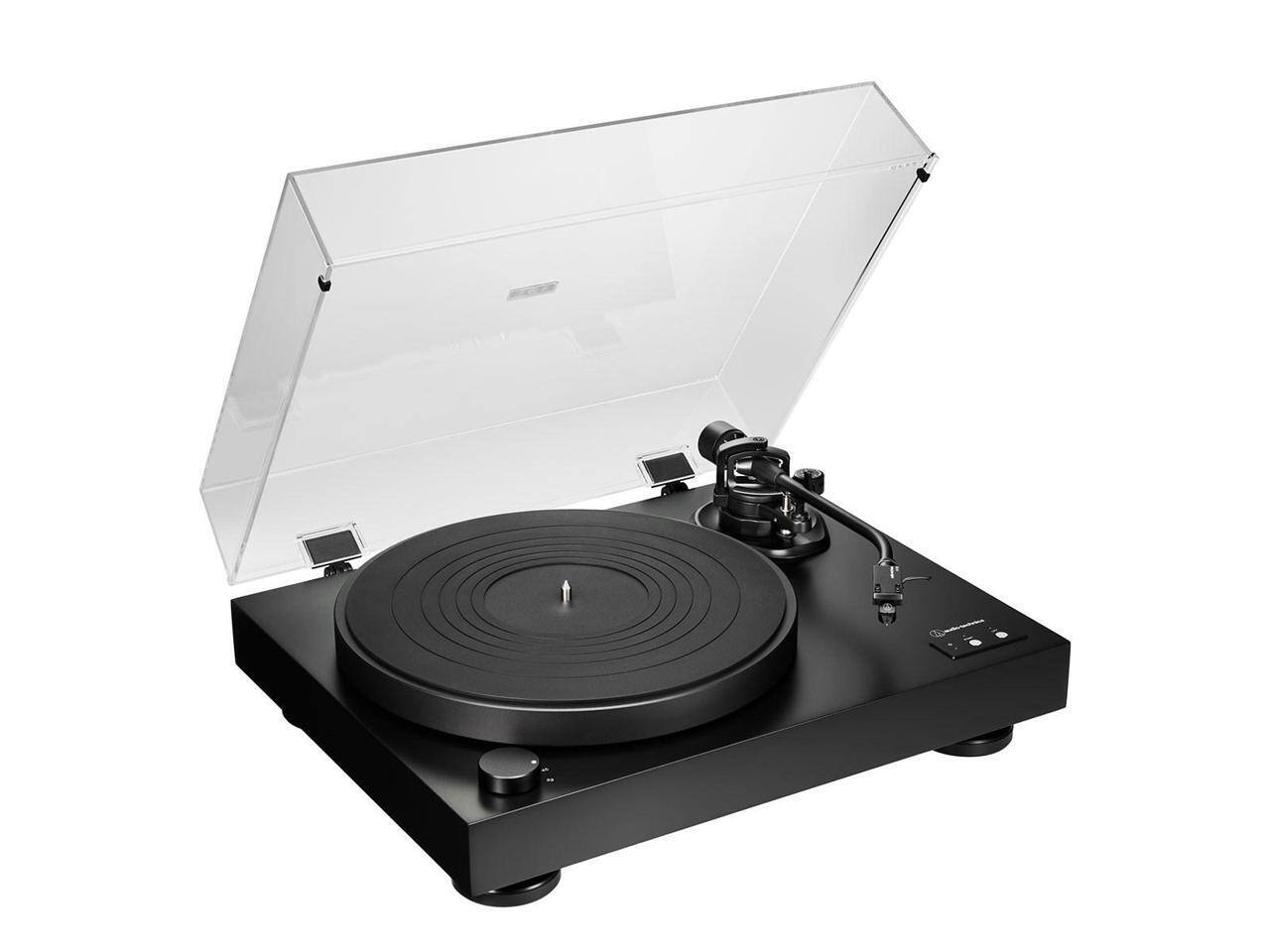 Alt View 1. Audio-Technica - Audio-Technica AT-LP8X Semi-Automatic Direct-Drive Turntable - Black.