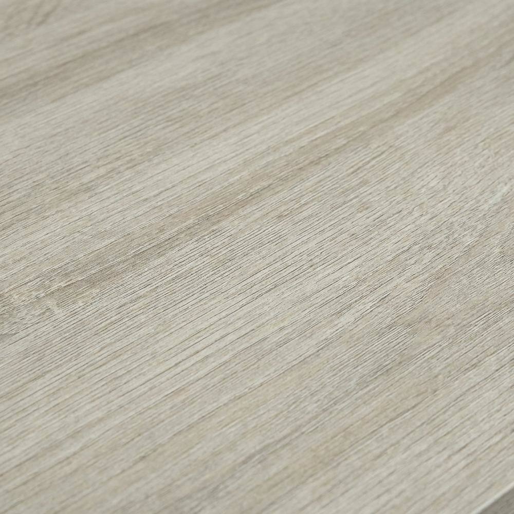 Alt View 1. BisonOffice - Oak Grey, Black Laptop Desk with Spacious Work Surface, Sturdy Construction - French Oak Grey/Black.