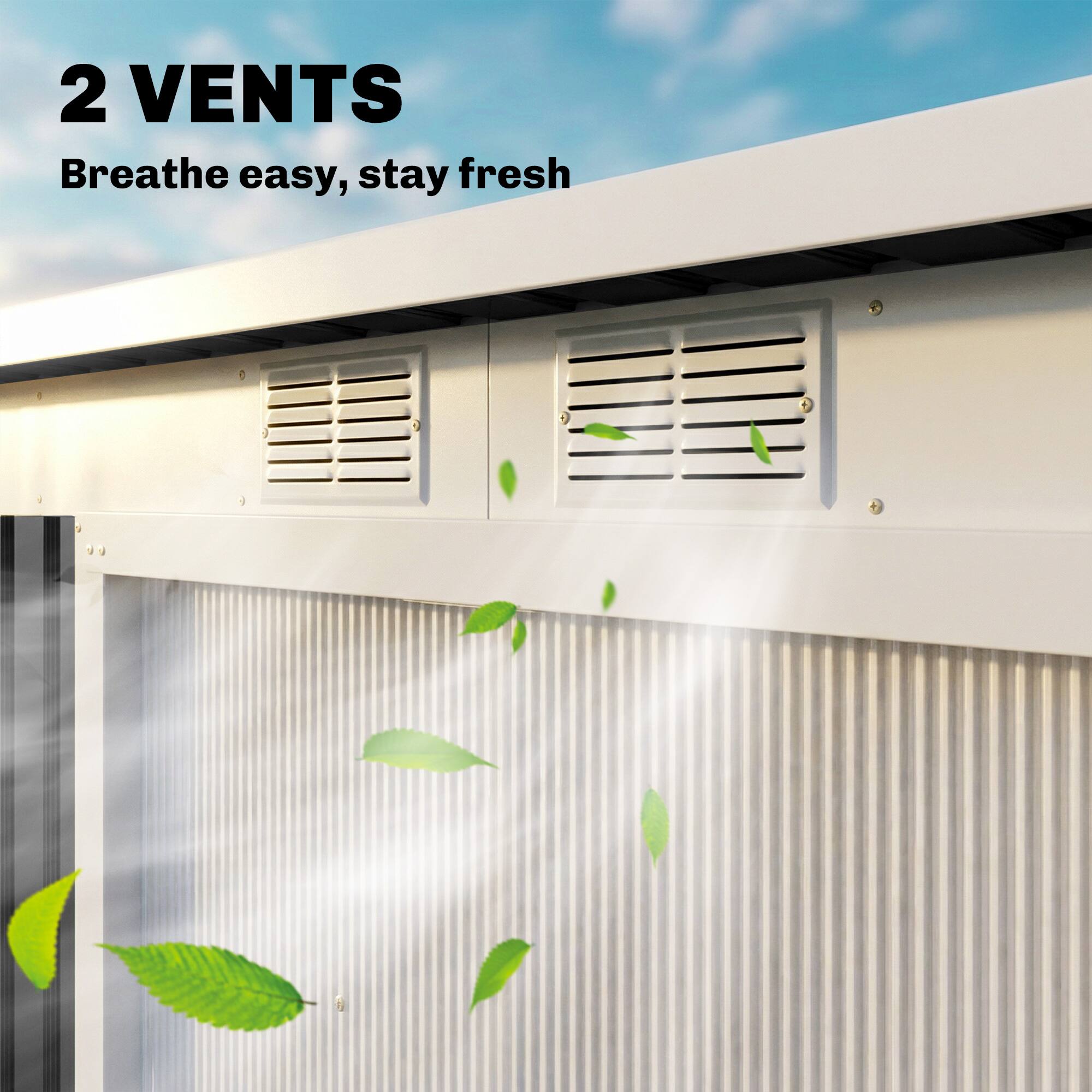 2 VENTS  
Breathe easy, stay fresh
