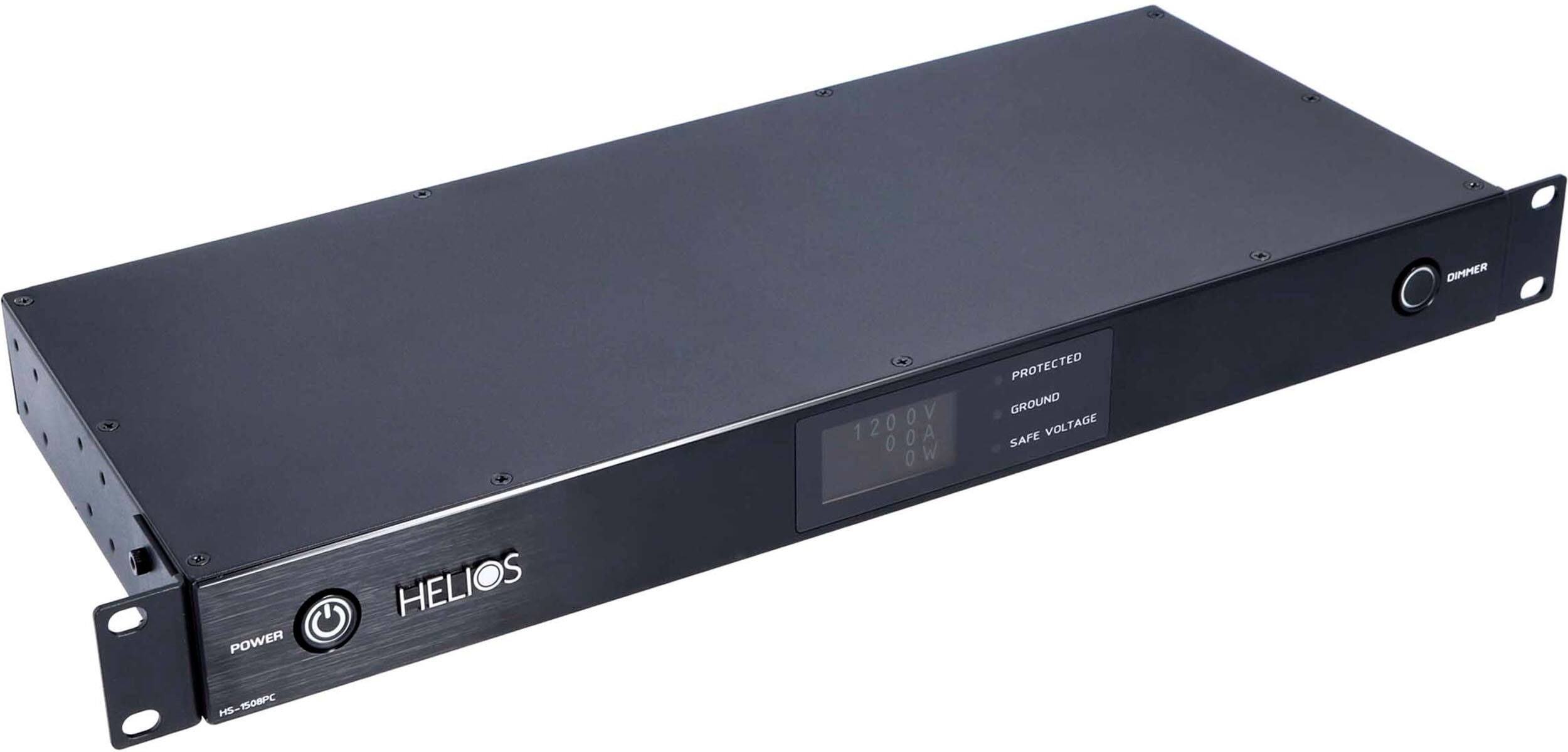 The text on the image reads "DIMMER 1200V 0OA OW PROTECTED GROUND VOLTAGE SAFE POWER HELIOS HS-1508PC."