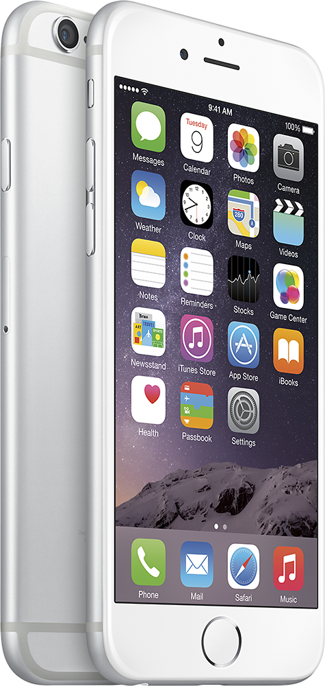 Best Buy: Apple iPhone 6 64GB Silver MG6H2LL/A