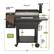 The text on the image is grouped and corrected as follows:
X-LARGE 21LB HOPPER 700 SQ. IN. 51" Cuisinart Cuisinart 14.5" - 26" Cuisinart 15" 31.75" WEIGHT: 121 LBS. GRILL DEPTH 24" 7" 52"