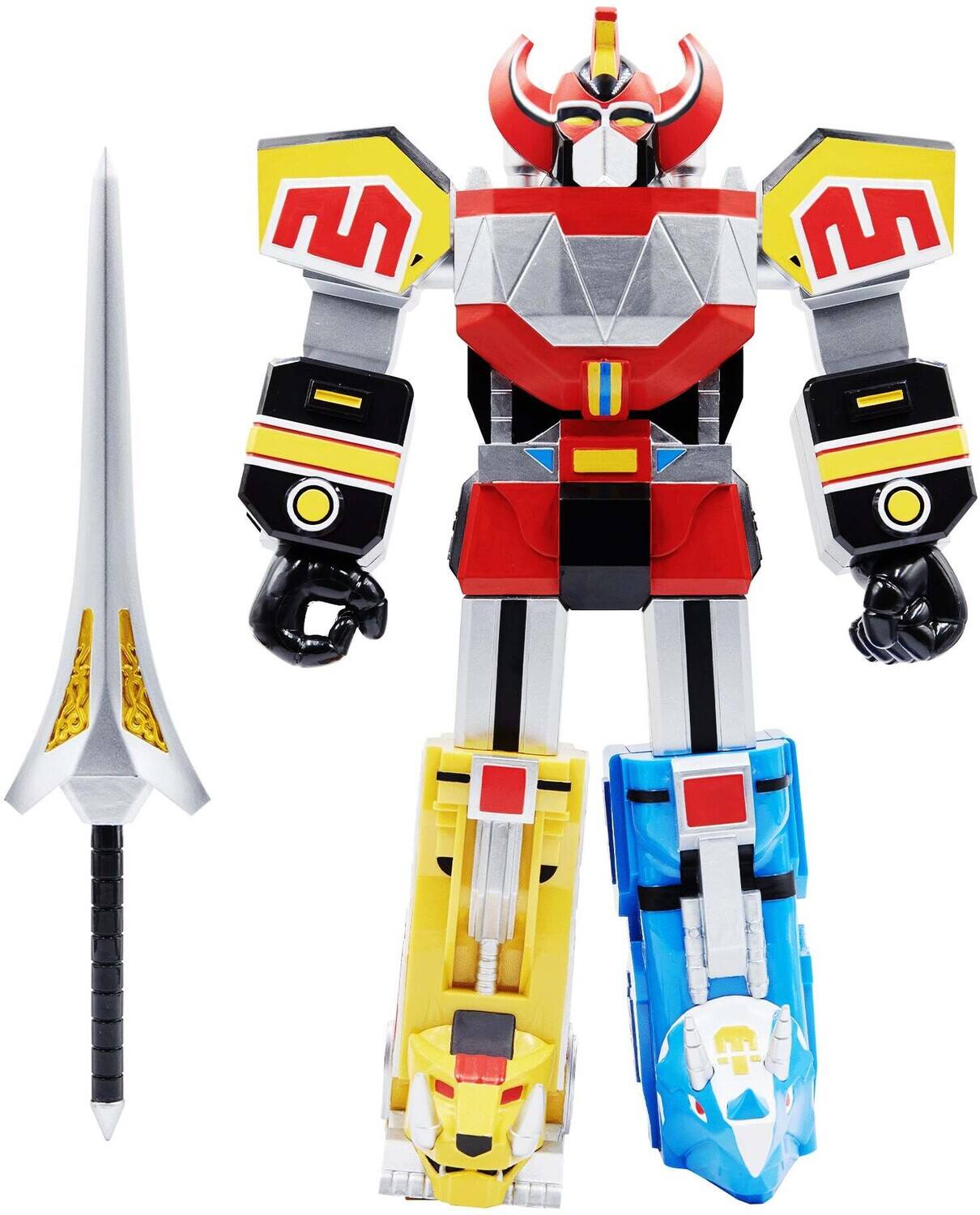 Alt View 1. Super7 - Super7 - Mighty Morphin Power Rangers Super Cyborg - Megazord (Original)   - COLLECTIBLES - Multicolor.
