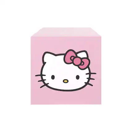 Front. Sanrio - Ukonic Sanrio Hello Kitty Pink 6.7L Single Door Mini Fridge - Pink.