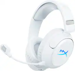 HyperX - Cloud Flight 2 Wireless Gaming Headset for PC, PS5, PS4, Nintendo Switch, Mac, Mobile, and Bluetooth - White