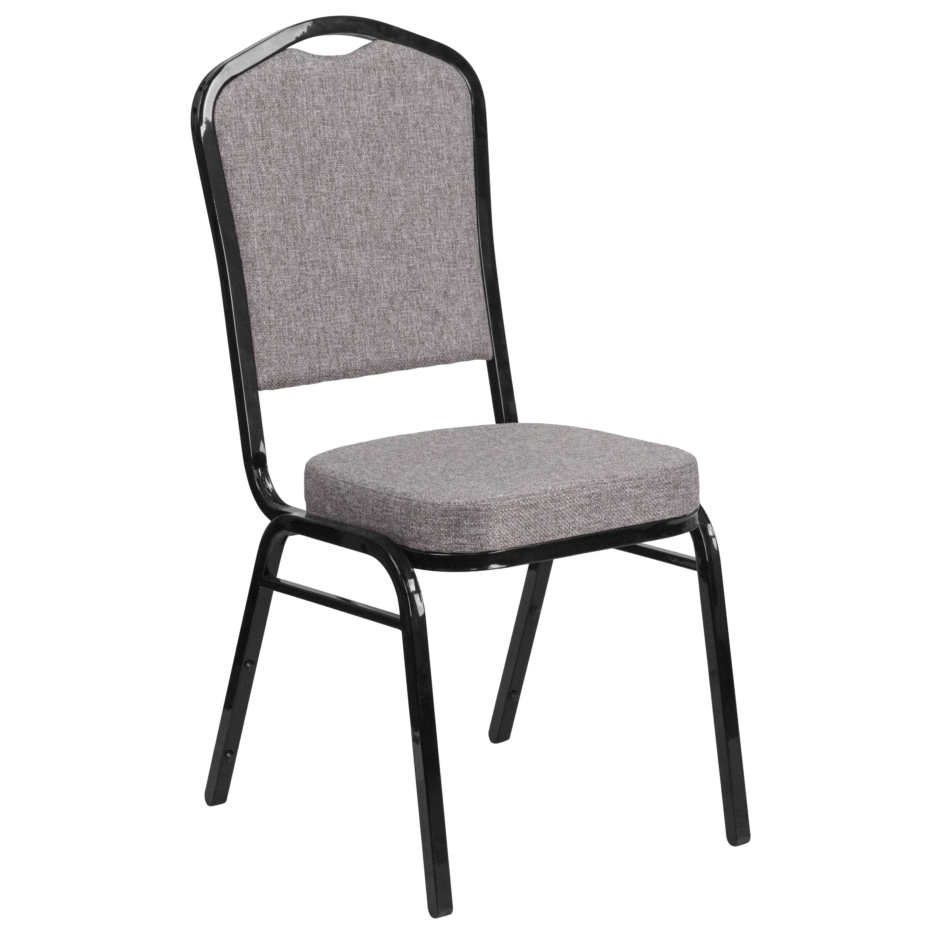 Gray Fabric/Black Frame